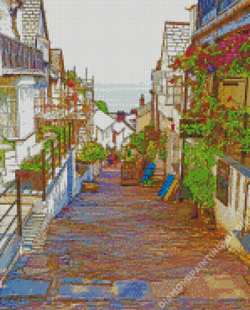 Clovelly England Art Diamond Paintings