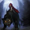 Cool Red Riding Art Diamond Paintings