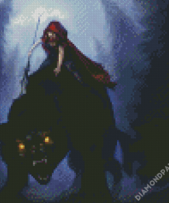 Cool Red Riding Art Diamond Paintings