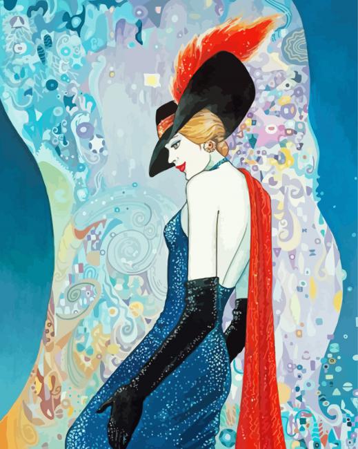 Cool Lady By Helena Lam Diamond Paintings