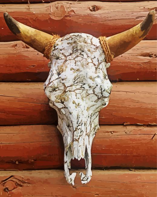 Cow Skull Diamond Paintings