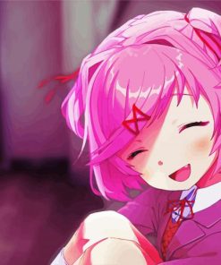 Cute Anime Girl Natsuki Diamond Paintings