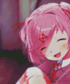 Cute Anime Girl Natsuki Diamond Paintings