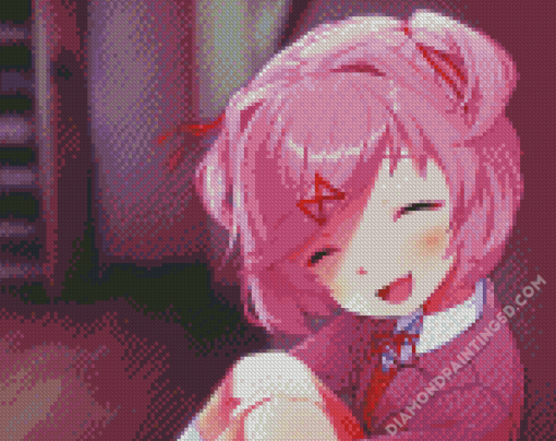 Cute Anime Girl Natsuki Diamond Paintings