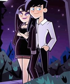 Danny Phantom And Samantha Diamond Paintingsa