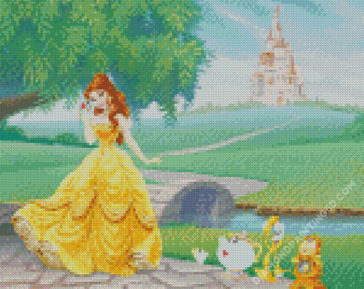 Disney Princess Belle Diamond Paintings