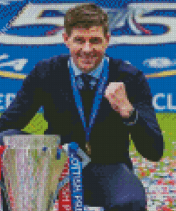 Football Manager Steven Gerrard Diamond Paintings