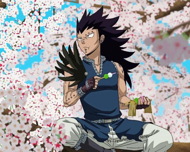 Gajeel Redfox Eating Diamond Paintings