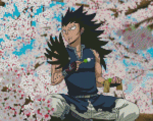 Gajeel Redfox Eating Diamond Paintings