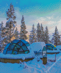 Glass Igloo Diamond Paintings