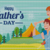 Happy Fathers Day Illustration Diamond Paintings