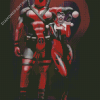 Harley And Deadpool Diamond Paintings