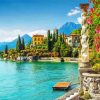 Italian Lakes Villa Monastero Lake Como Diamond Paintings