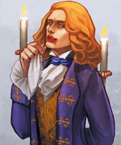 Lestat De Lioncourt And Candles Art Diamond Paintings