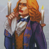 Lestat De Lioncourt And Candles Art Diamond Paintings