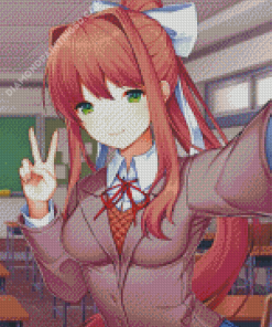 Monika Taking Selfie Diamond Paintings