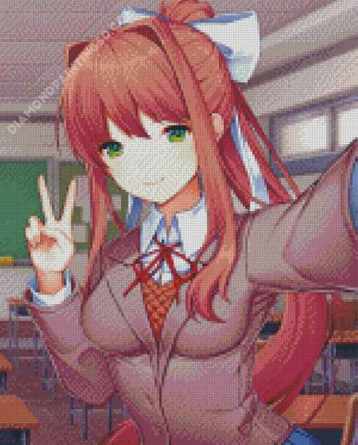 Monika Taking Selfie Diamond Paintings