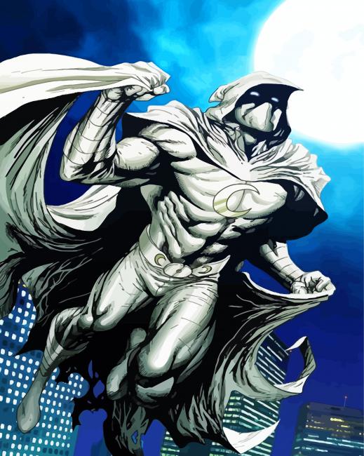 Moon Knight Hero Diamond Paintings