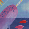 Narwhal Fish Diamond Paintings