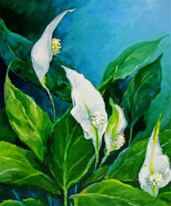 Peace Lily Diamond Paintings