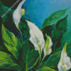 Peace Lily Diamond Paintings