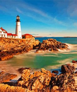 Portland Headlight Maine Diamond Paintings