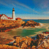 Portland Headlight Maine Diamond Paintings