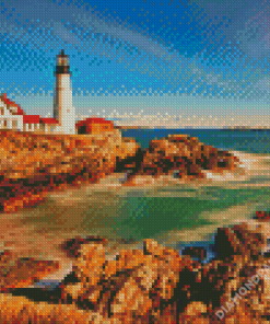 Portland Headlight Maine Diamond Paintings