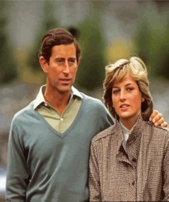 Prince Charles And Princess Diana Diamond Paintings