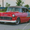 Red 1955 Chevrolet Diamond Paintings