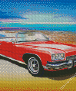 Red Buick Art Diamond Paintings