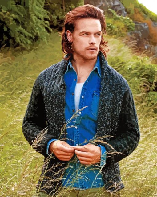 Sam Heughan Jamie Outlander Diamond Paintings