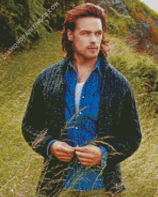 Sam Heughan Jamie Outlander Diamond Paintings