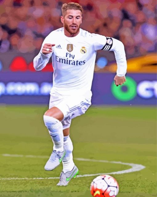 Sergio Ramos Player Diamond Paintings