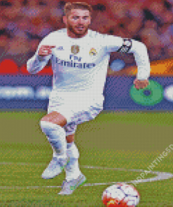 Sergio Ramos Player Diamond Paintings