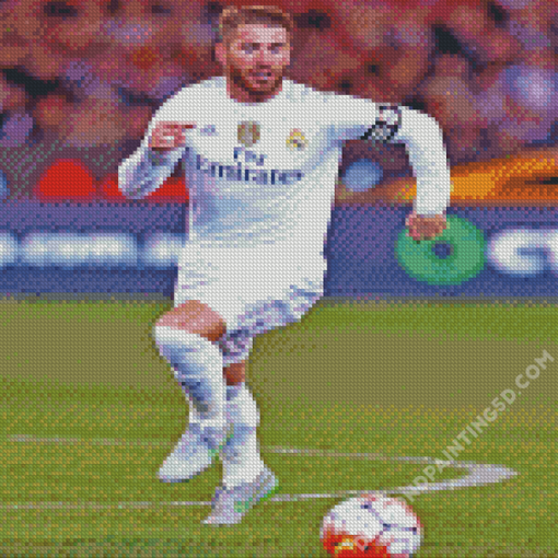 Sergio Ramos Player Diamond Paintings