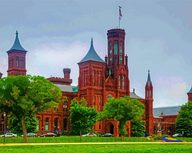 Smithsonian Castle Diamond Paintings