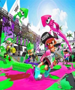 Splatoon 2 Video Game Characters Diamond Paintings