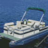 Sport Pontoon Boat Diamond Paintings