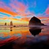 Sunset Oregon Coast Diamond Paintings