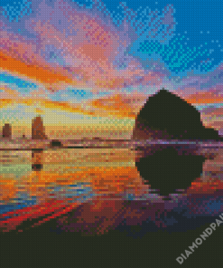 Sunset Oregon Coast Diamond Paintings