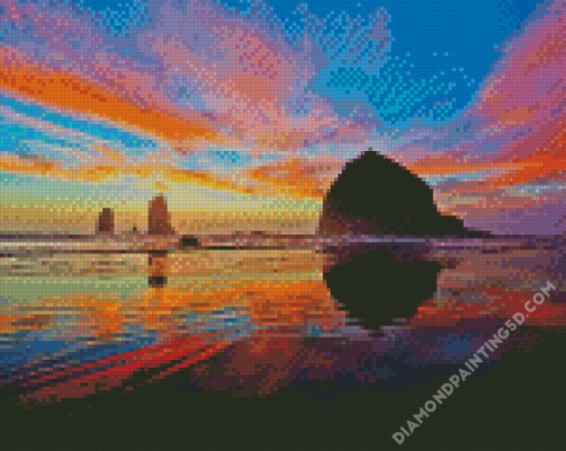 Sunset Oregon Coast Diamond Paintings