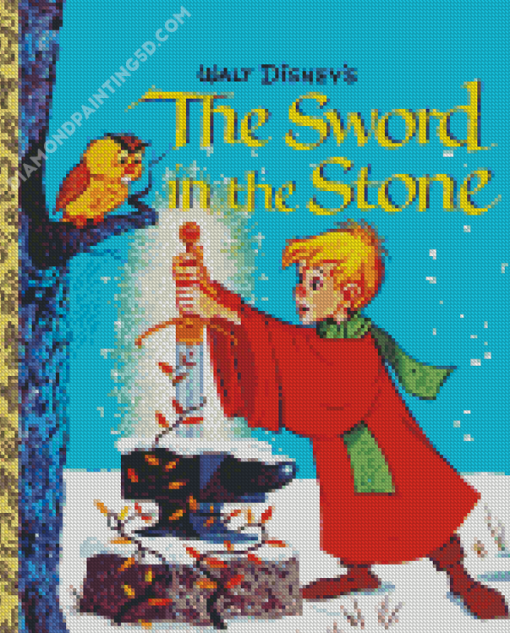 Sword In The Stone Poster Diamond Paintings