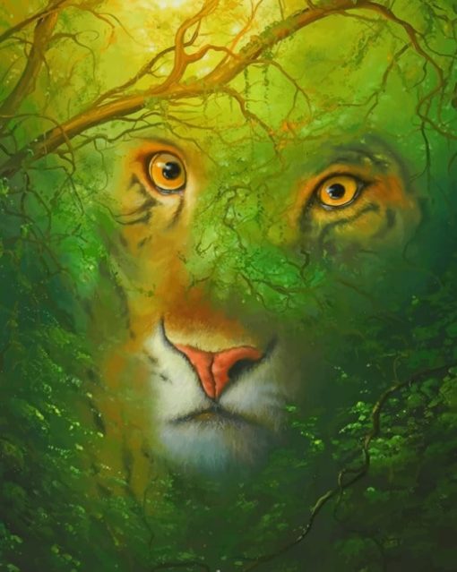 Tiger Eyes Nature Diamond Paintings