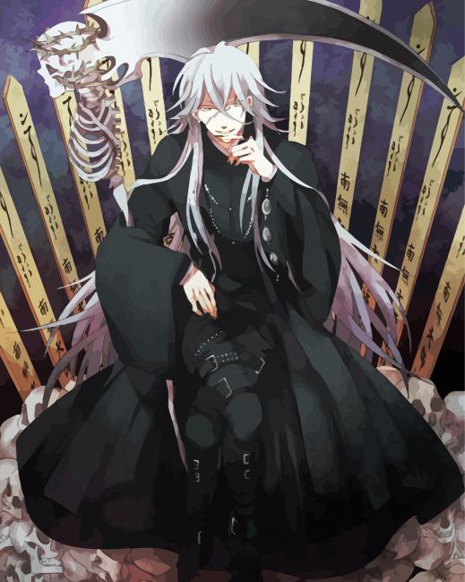 Undertaker Black Butler Anime Diamond Paintings