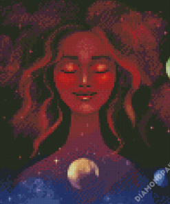 Universe Girl Diamond Paintings