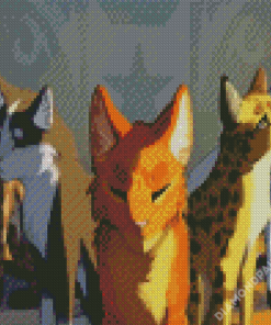 Warrior Cats The Five Giants Diamond Paintings