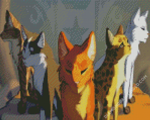 Warrior Cats The Five Giants Diamond Paintings