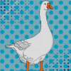 White Goose Illustration Diamond Paintings