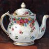 White Tea Pot Diamond Paintings